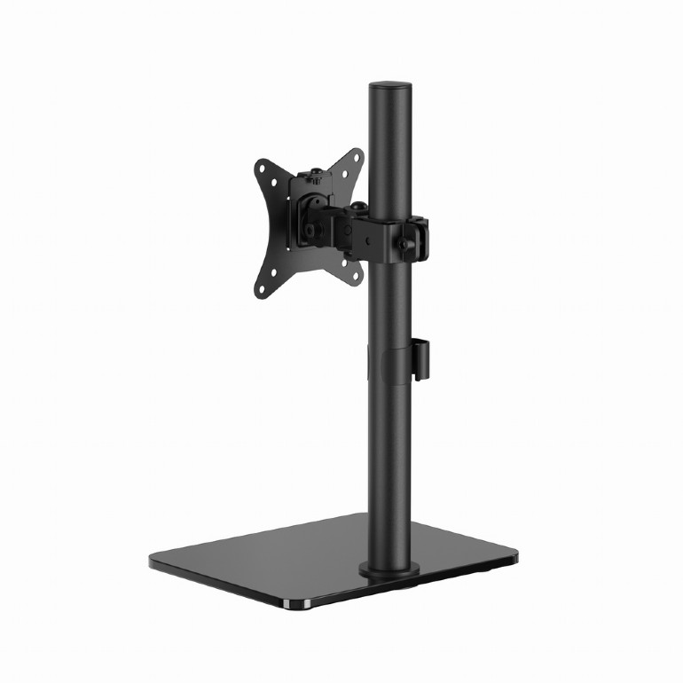 Suporte de Secretária MS-D1ST-03 para 1 Monitor Ajustável em Altura Rotaçao e e Inclinaçao até 32" / 9Kg