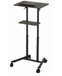 Suporte de Palestra e projetor Gembird TVS-DESK-01-BK com rodas