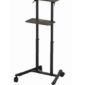 Suporte de Palestra e projetor Gembird TVS-DESK-01-BK com rodas