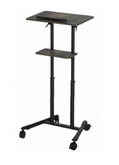 Suporte de Palestra e projetor Gembird TVS-DESK-01-BK com rodas