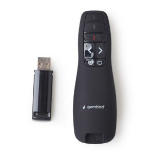 Apresentador Wireless Gembird WP-L-12 com Apontador Laser