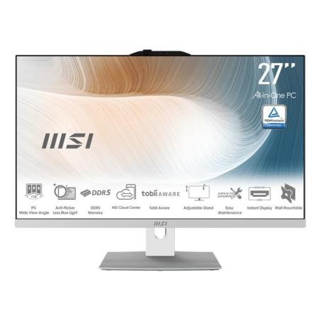 Computador All in One MSI AM272P-1053ES 27" Intel Core i7-150U 16GB 512GB Sem SO Branco