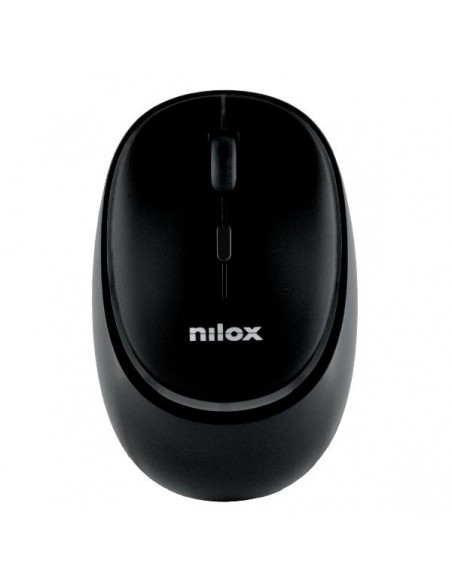 Rato Nilox Dual-Wireless Recarregável Preto