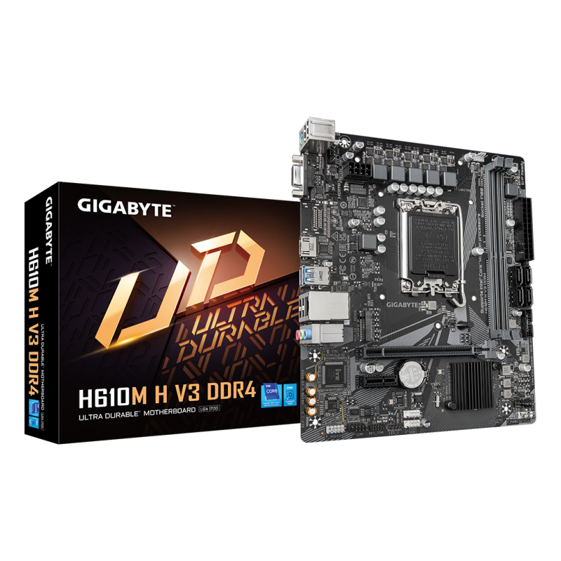 Motherboard Gigabyte H610M H V3 DDR4 mATX 1700