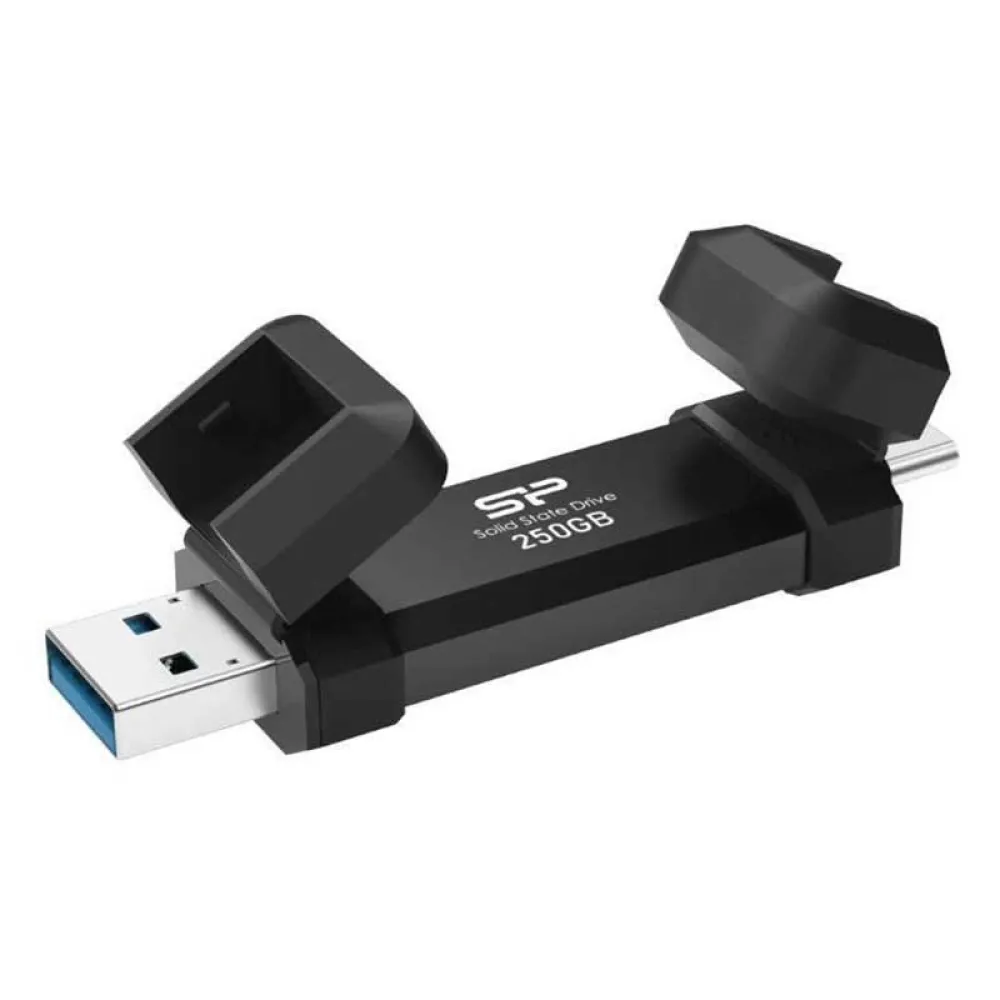 Pen Drive Silicon Power DS72 250GB USB A+C 3.2 Gen 2