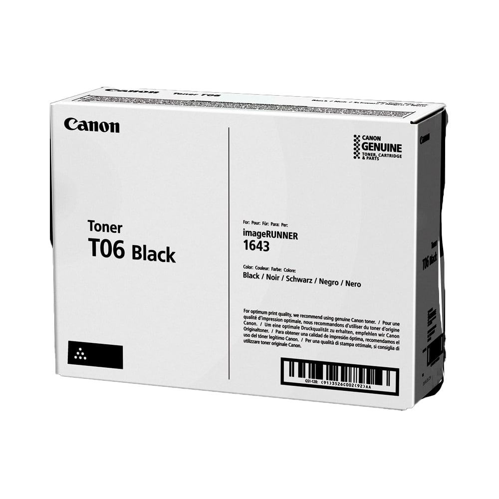 Toner Original Canon T06 Preto