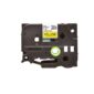 Fita Original Brother TZe661 Laminada Texto Preto em Fundo Amarelo 36mm x 8 metros