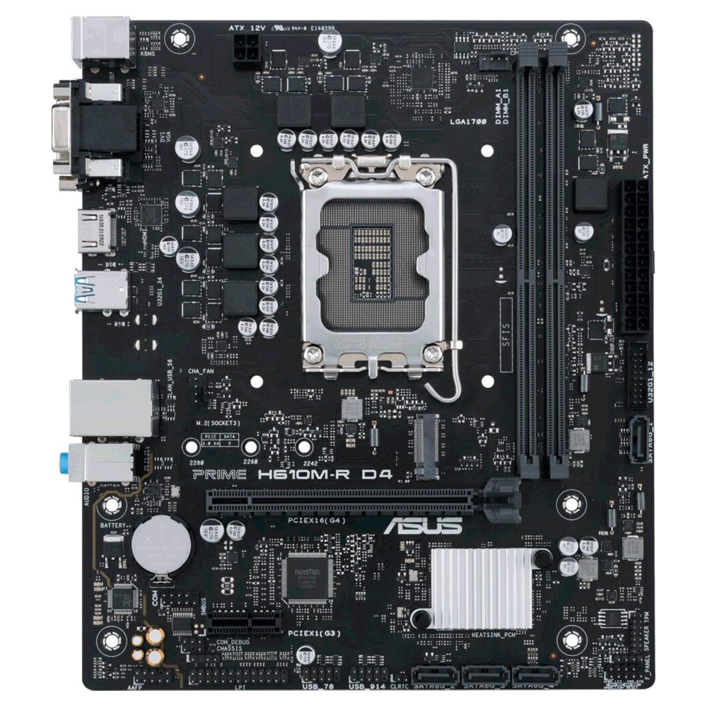 MotherBoard Asus Prime H610M-R D4 Sk1700 Micro Atx Bulk